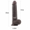 Dildo cu ventuza Sliding Skin Dual Layer Dong 23 cm